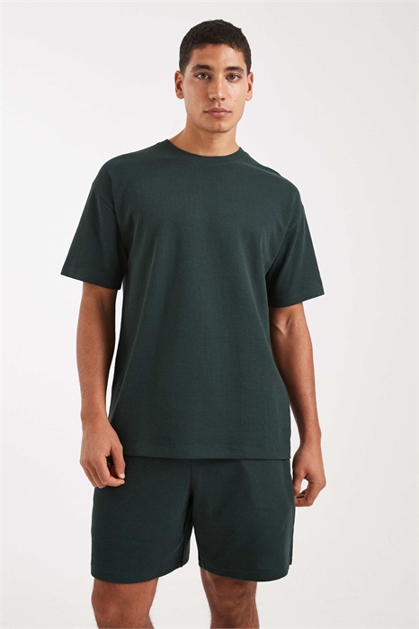 Футболка-бампер с принтом «вафля» co-ord артикул 152701456