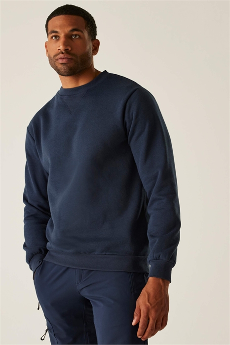 Свитшот с круглым вырезом артикул 154352320