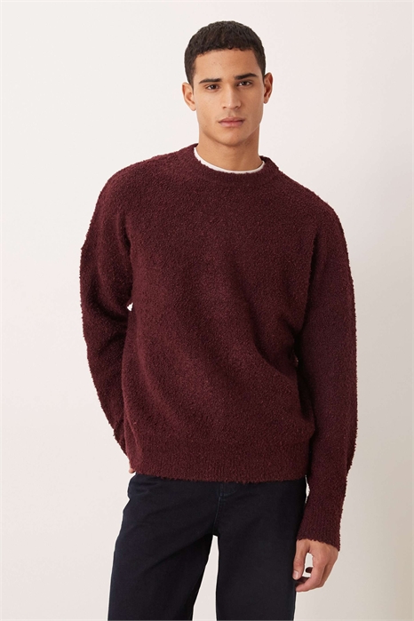 Свитер из трикотажа букле очень большого размера артикул 142045838