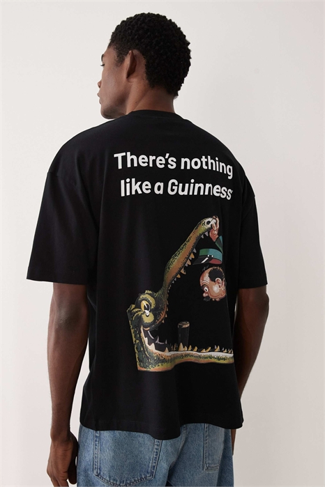 Футболка свободного кроя с принтом Guinness артикул 154746272