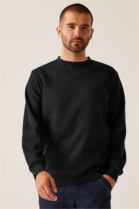 Свитшот с круглым вырезом артикул 154352312