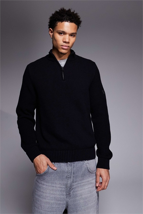 Свитер с воротником-воронкой от Enfield артикул 153116581