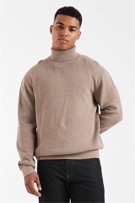 Свитер с высоким воротником премиум-класса артикул 150432727