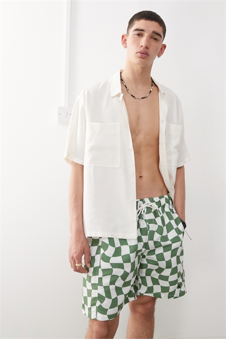 Плавки в клетку артикул 140412701