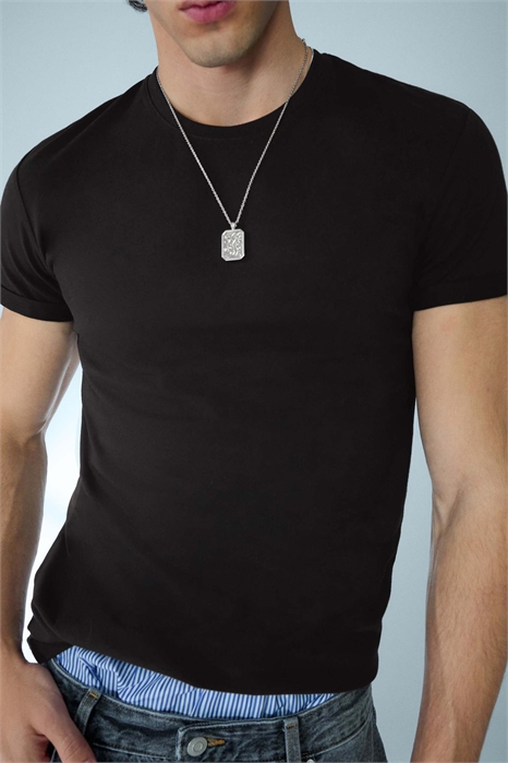 Футболка с короткими рукавами, которые можно закатать артикул 155588145