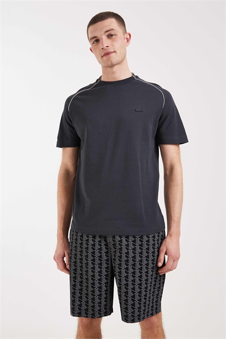 Шорты с монограммным принтом и поясом с логотипом артикул 155125927