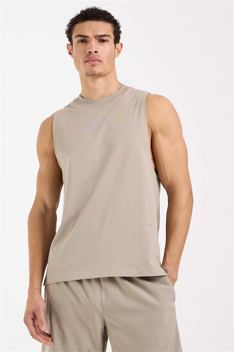 Тренировочная майка Icon из хлопка с заниженными проймами и технологией быстрого высыхания артикул 153401654