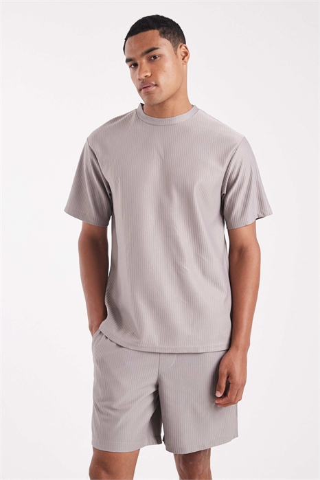 Шорты-плиссе с эластичным поясом co-ord артикул 148383097