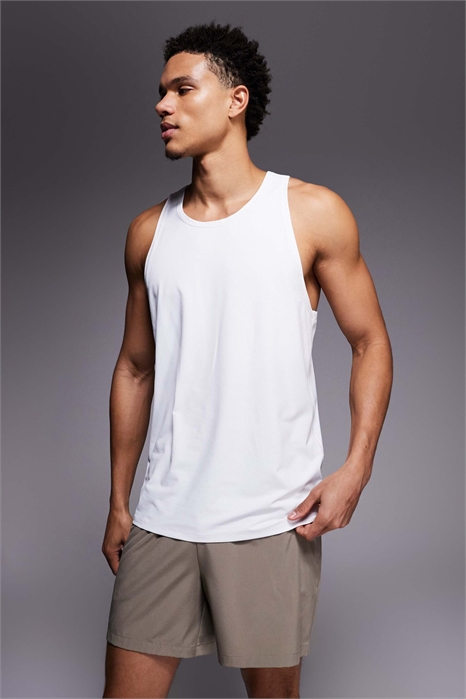 Тренировочный жилет Icon из быстросохнущей сетки с вырезом «под лодку» артикул 151738752