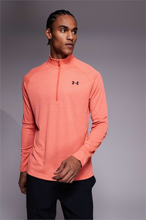 Футболка с половинной застежкой-молнией и текстурированной поверхностью артикул 153664671