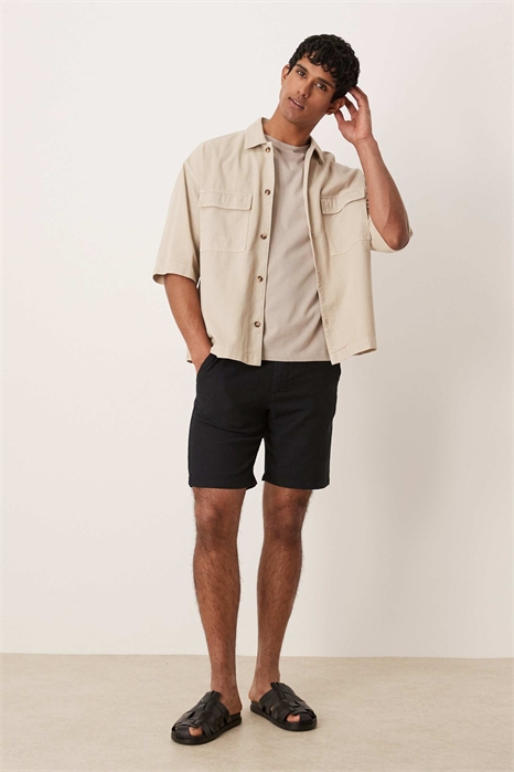 Шорты из смешанного льна артикул 137995897