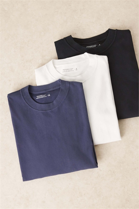 Набор из 3-х футболок с длинным рукавом премиум-класса из плотной ткани артикул 154010553