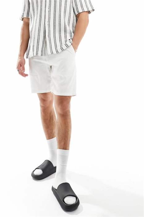 Шорты из смешанного льна артикул 137995895