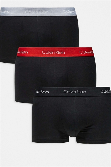 Набор из 3-х пар плавок Icon Cotton Stretch с низкой посадкой артикул 148566230