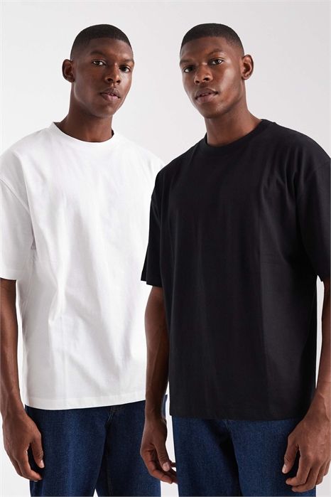 Набор из 2-х футболок свободного кроя Essentials артикул 150987856