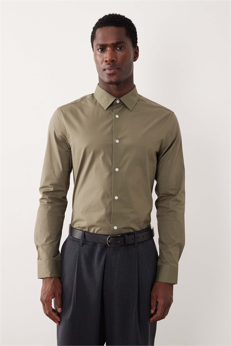 Облегающая рабочая рубашка из эластичного материала артикул 146138903