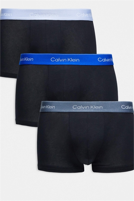 Набор из 3-х пар плавок Icon Cotton Stretch с низкой посадкой артикул 148566232