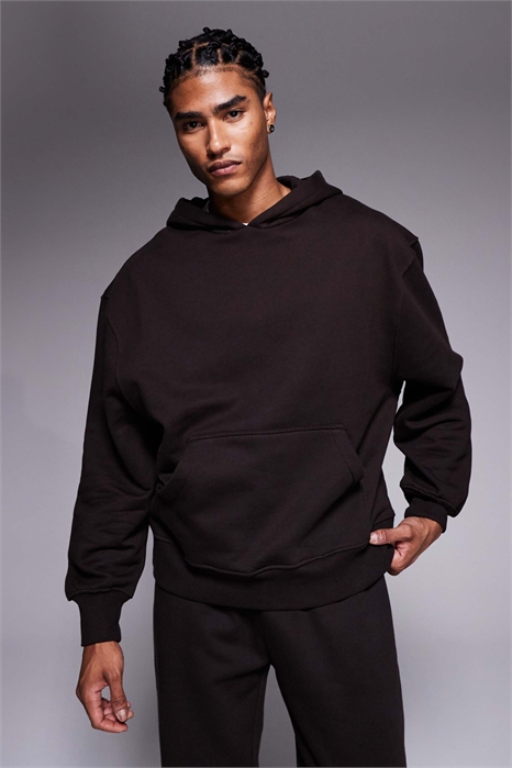 Толстовка премиум-класса с капюшоном, большого размера артикул 150427775