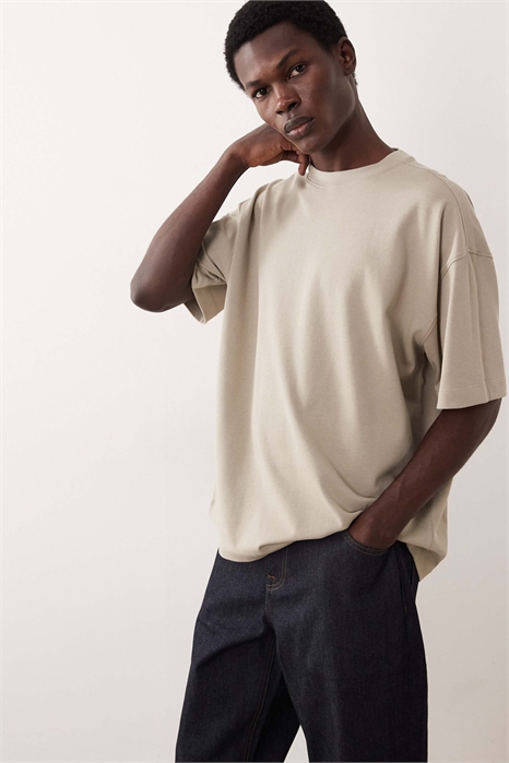 Футболка свободного кроя в стиле супер-хэвивейт артикул 151446295