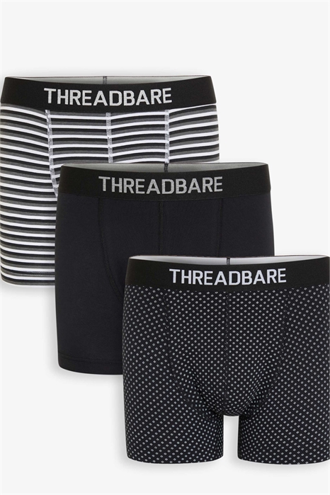 Набор из 3 пар боксеров с принтом, модель «хипстер» артикул 153599864