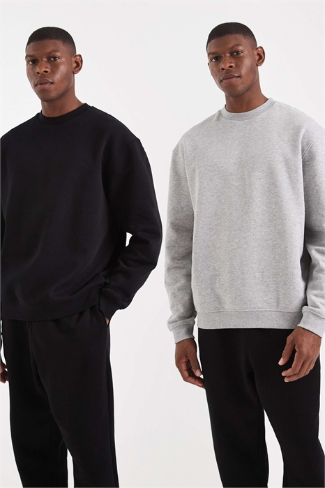 Свитшот Essentials свободного кроя, комплект из 2 штук артикул 150392253