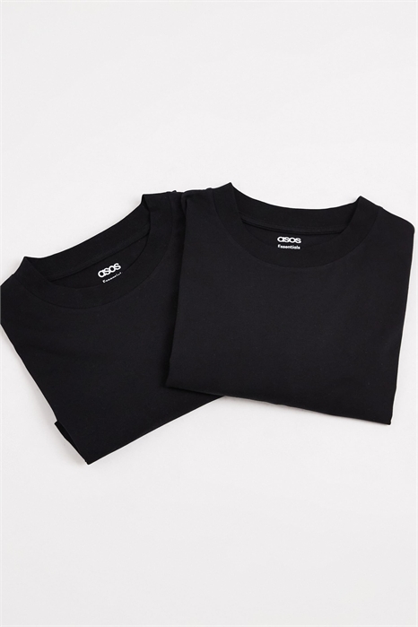 Набор из 2-х футболок с круглым вырезом в стиле «релакс» артикул 149966235