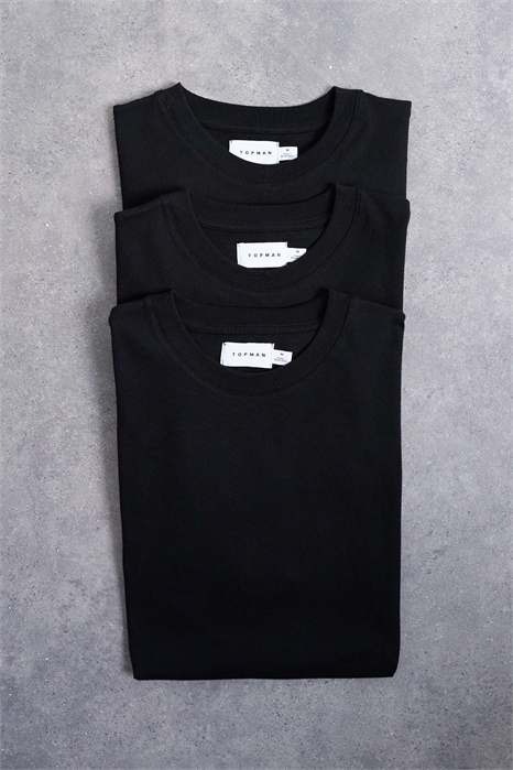 Набор из 3 футболок классического кроя артикул 142324831