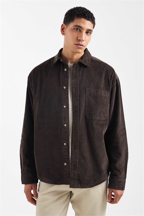 Рубашка из шнура свободного кроя артикул 146784934