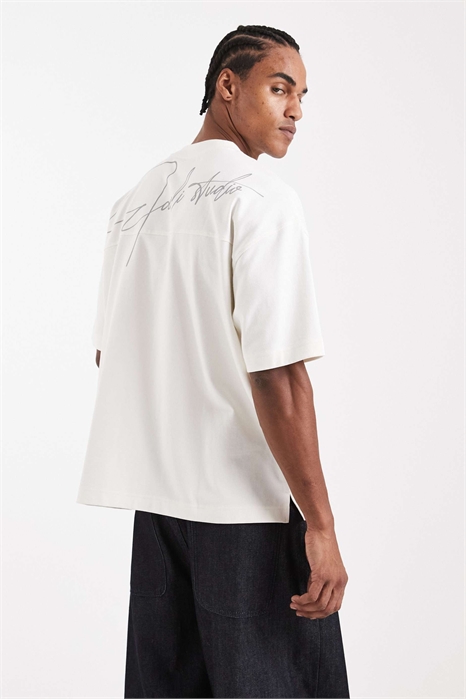 Коллекция Circular Design: футболка свободного кроя из сверхплотной ткани с принтом студии артикул 148716523