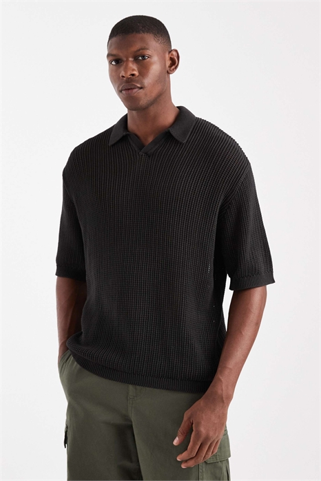 Поло прямого кроя из трикотажа артикул 151746265