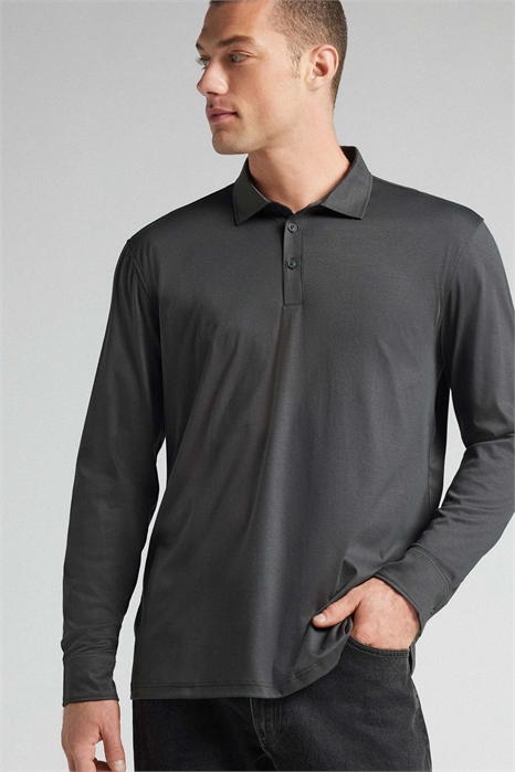 Поло из мерсеризованного хлопка премиум-класса артикул 154060698