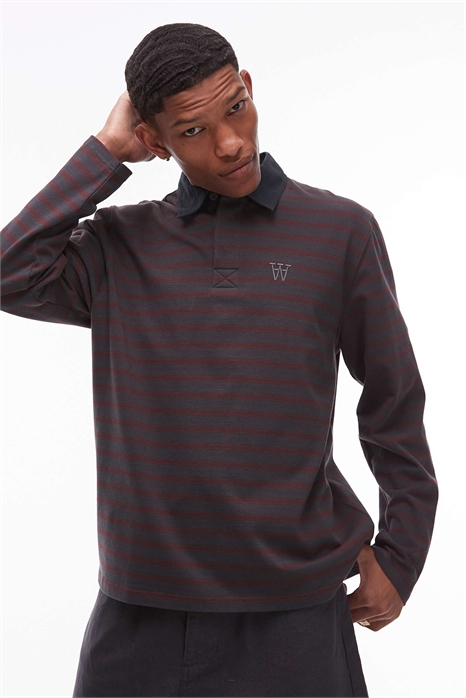 Поло с полосками Land's End артикул 150505196