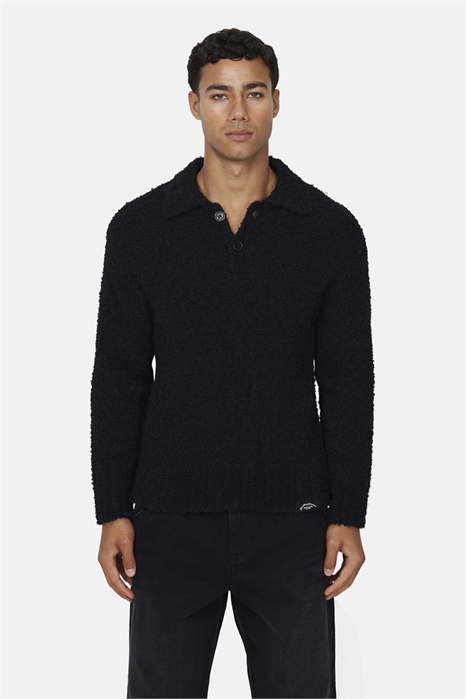 Полуформальная поло из букле-трикотажа артикул 152643804