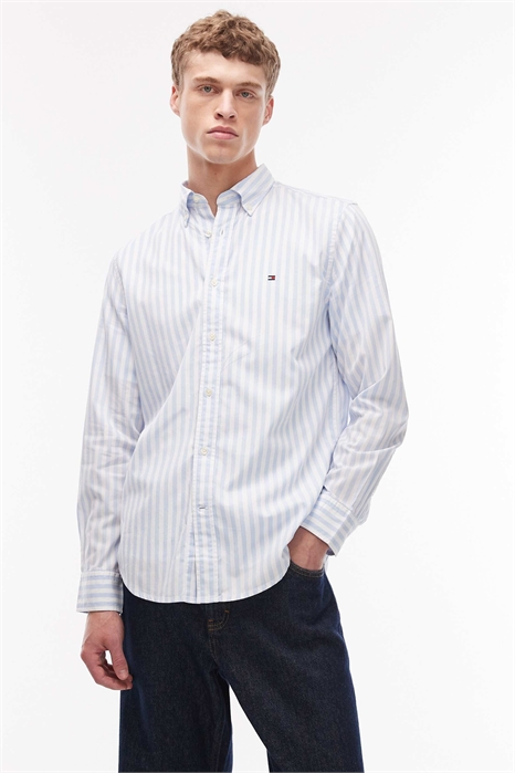 Рубашка из эластичной поплиновой ткани артикул 154168284