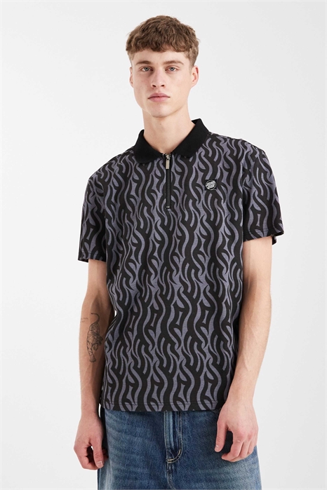 Поло с принтом Fleck артикул 153407168