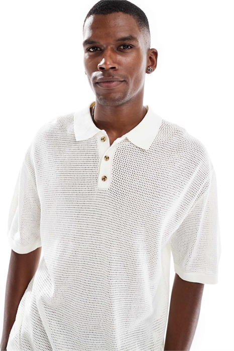 Тонкая трикотажная рубашка-поло артикул 144207018