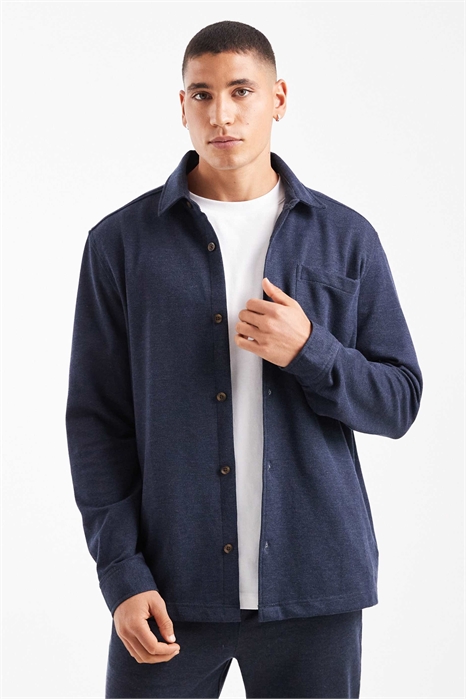 Рубашка-куртка из пике co-ord артикул 151527728