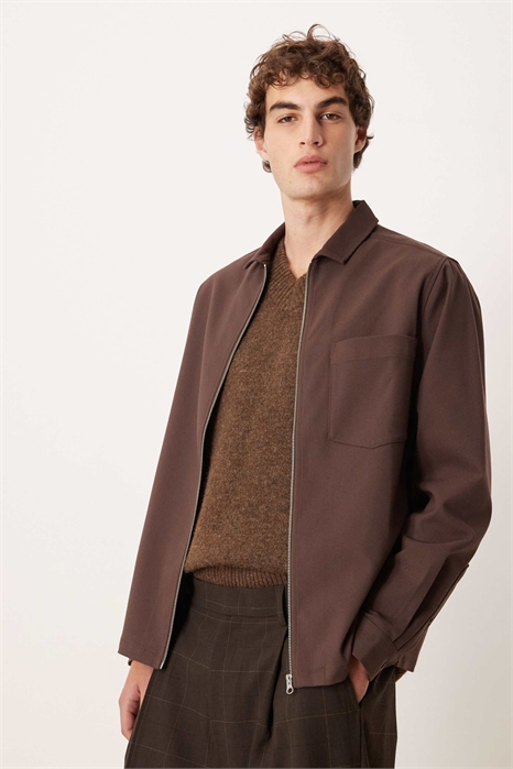 Рубашка на молнии свободного кроя артикул 148300769