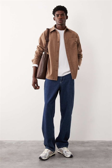 Оверсайз из смешанной шерсти артикул 148711039