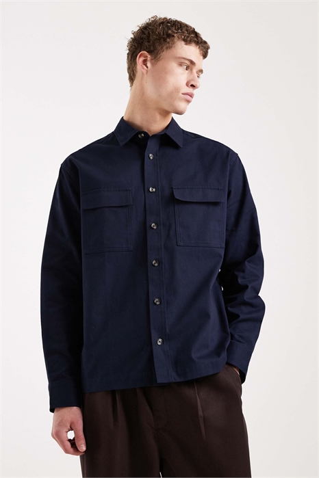 Рубашка свободного кроя артикул 150986159