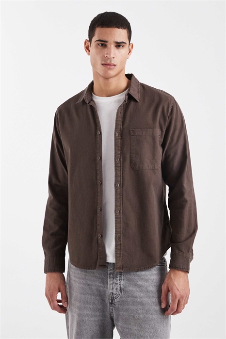 Рубашка с длинными рукавами артикул 153574198