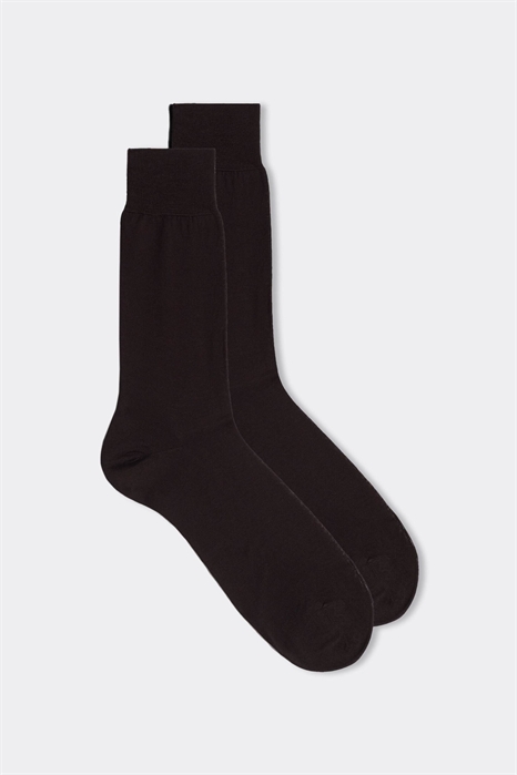 Короткие носки из сатинового хлопка артикул 153218702