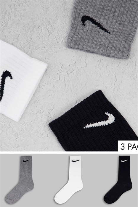 Набор из 3 пар носков-креу из коллекции Unisex артикул 120273706