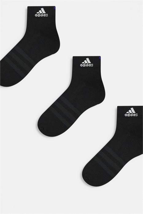 Набор из 3 пар коротких носочков adidas Training артикул 121110181