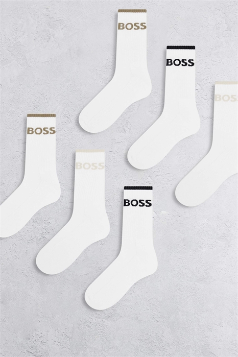 Набор из 6 пар спортивных носков BOSS Bodywear артикул 154242871
