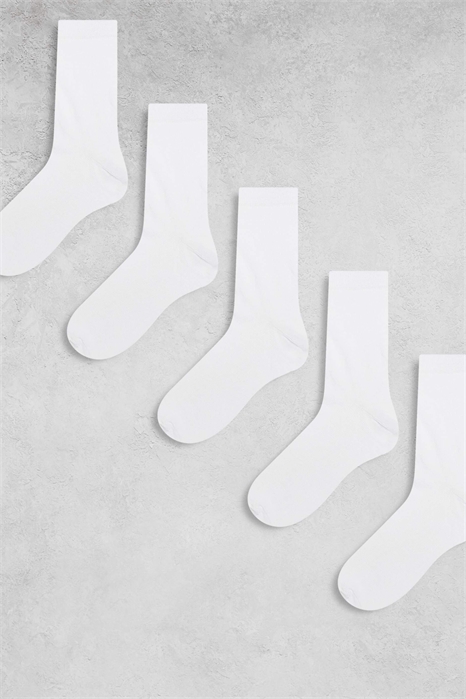 Набор из 5 пар носков с высоким содержанием хлопка артикул 150078954