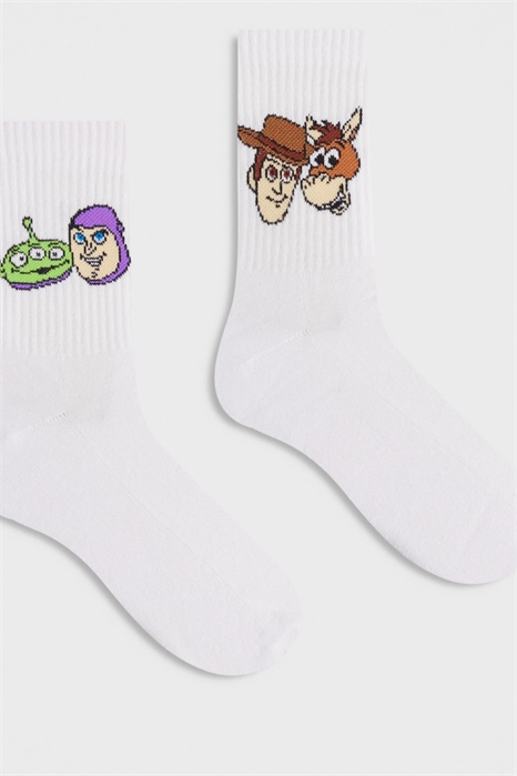 Набор из 2 пар носков с рисунком из мультфильма «История игрушек» артикул 153981916