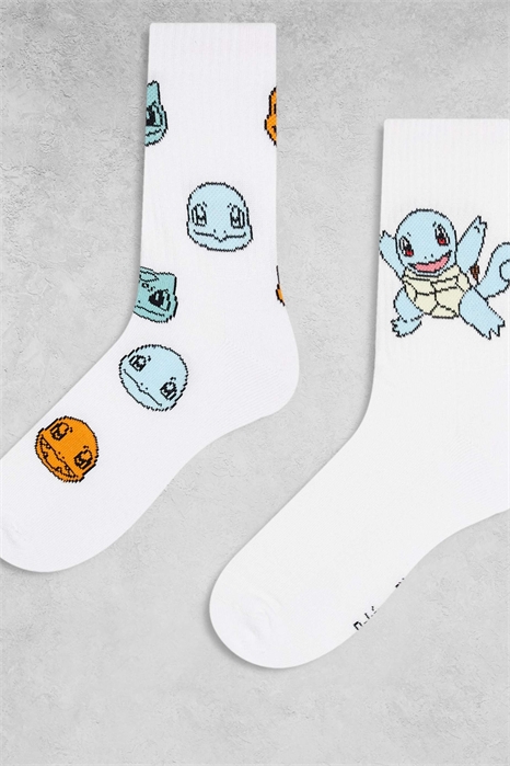 Набор из 2 пар носков с рисунком «Покемон» артикул 153981914