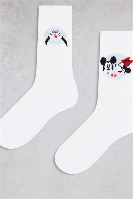 Набор из 2 пар носков с изображением Микки и Минни Маус от Disney артикул 153981922