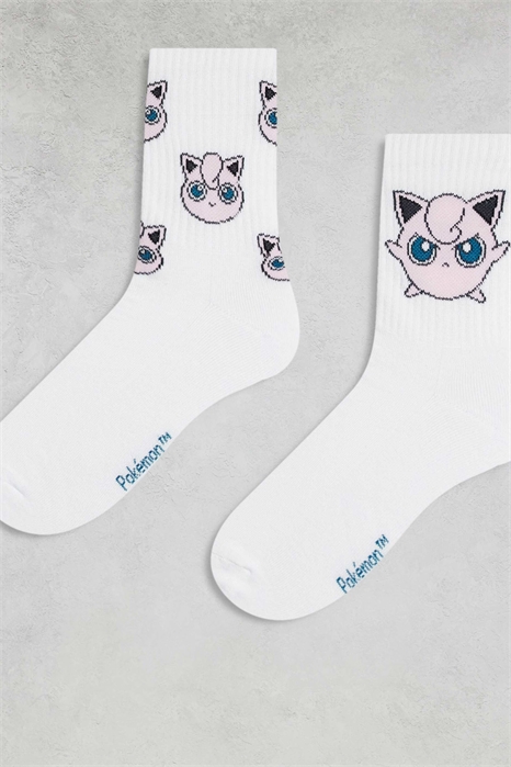 Набор из 2 пар носков «Покемон» с вышивкой в виде Джигглипуфа артикул 150326692